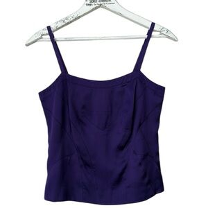 INC International Concepts 100% silk purple Camisole Size 4P